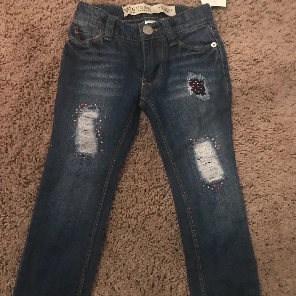 NWT kids girl guess jeans size 2
